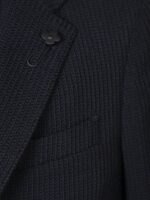 Giacca Lardini in Bouclè Blu Art. IV528AE IVSF63509 850 - immagine 3
