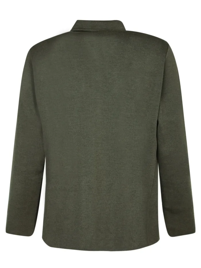 Giacca Lardini in Maglia Verde Con Tasche sul Petto Art. IVLJM85 IV63000 500, foto 2 di 3