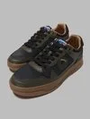 Sneaker Uomo Blauer in Pelle Verde e Dettagli Neri art. F4HARPER09/LES, foto 3 di 3