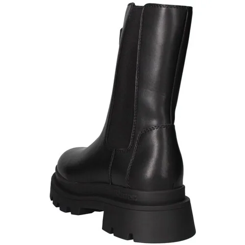 Stivaletto Beatles Donna Blauer in Pelle Nera art. F4KIMMEL03/LEP, foto 2 di 3