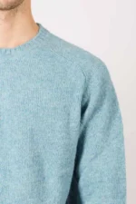 Maglione Girocollo Filippo De Laurentiis in Baby Alpaca Verde Art. GC3MLM WA5R 720 - immagine 3