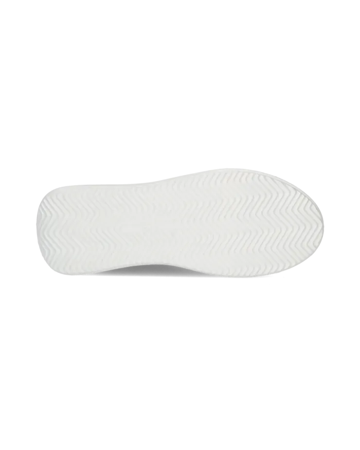 Sneakers Donna Philippe Model Temple Tres in Pelle Bianca Spoiler Maculato art. BJLD VA02, foto 5 di 6