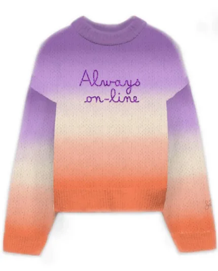 Maglione Girocollo Mc2 Saint Barth Multicolor art. Danya F Online Gradient 2482 EMB