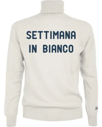 Maglione Dolcevita Mc2 Saint Barth Bianco art. Dolcevita Bianco 10