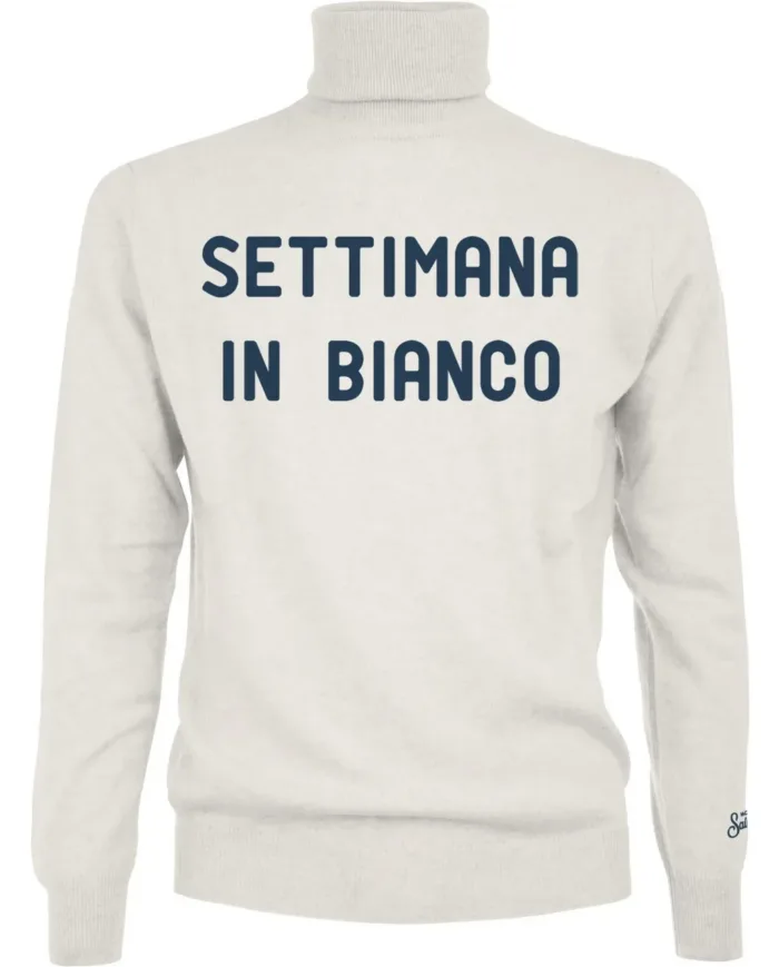 Maglione Dolcevita Mc2 Saint Barth Bianco art. Dolcevita Bianco 10, foto 1 di 1