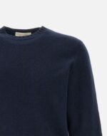 Maglione Girocollo Filippo De Laurentiis in Misto Lana Cashmere Finezza 7 Blu art. GC3ML WC7R 890 - immagine 4