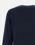 Maglione Girocollo Filippo De Laurentiis in Misto Lana Cashmere Finezza 7 Blu art. GC3ML WC7R 890 - immagine 5