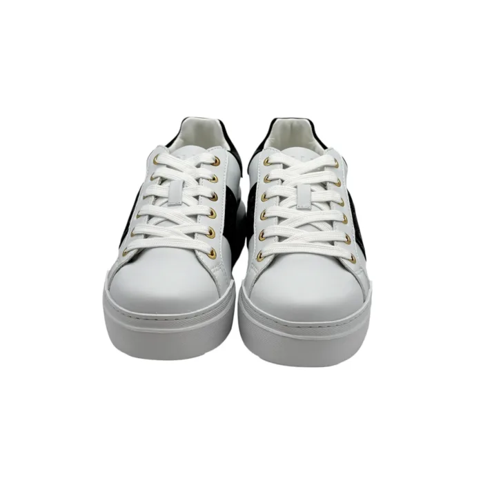 Sneaker Pollini Heritage Bianca con dettagli art. Neri TA15034G07Q1A00A, foto 3 di 5