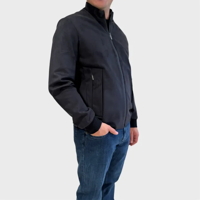 Giubbino Uomo RRD Nabucco Full Zip Soft Jkt Blu Art. W24189 Col 60, foto 2 di 3
