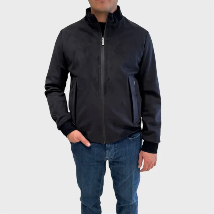 Giubbino Uomo RRD Nabucco Full Zip Soft Jkt Blu Art. W24189 Col 60, foto 1 di 3