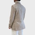 Giacca Lardini Beige Melange Testa Di Moro Art. IV528AE IVSF63502 150 - immagine 3