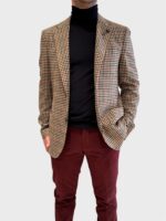 Giacca Lardini Check Beige Art. IV528AE IVSF63505 250GR - immagine 2