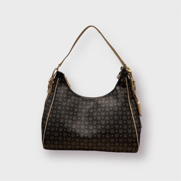 Borsa Pollini Heritage Nera con dettagli Avorio TE8532PP0LQ1100C, foto 3 di 3