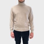 Dolcevita Filippo De Laurentiis in Pura Lana Cashmere Beige art. DV1ML CA12R 040