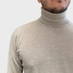 Dolcevita Filippo De Laurentiis in Pura Lana Cashmere Beige art. DV1ML CA12R 040 - immagine 3