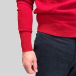 Maglione Girocollo Drumohr in Pura Lana Cashmere Rosso art. D1K103 361 - immagine 2