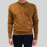Maglione Girocollo Drumohr in Pura Lana Cashmere Cammello art. D1K103 551