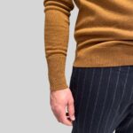 Maglione Girocollo Drumohr in Pura Lana Cashmere Cammello art. D1K103 551 - immagine 2