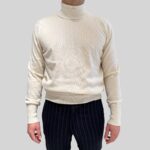 Dolcevita Drumohr in Pura Lana Cashmere Avorio art. D1K104 108 - immagine 2