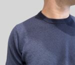 Maglione Girocollo Filippo De Laurentiis in Pura Lana Cashmere Blu Notte art. GC1MLD CA12R 890 - immagine 3