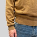 Maglione Girocollo Filippo De Laurentiis in Pura Lana Cashmere Cammello art. GC1MLD CA12R 090 - immagine 2