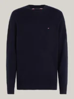 Maglione Girocollo Uomo in Lana Tommy Hilfiger Blu art. MW0MW36535 DW5