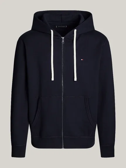 Felpa con Cappuccio e Zip Uomo Tommy Hilfiger Blu art. MW0MW37234 DW5
