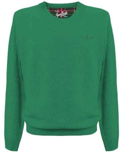 Maglione Girocollo Mc2 Saint Barth Verde art. Regent Blend WS 57 Green