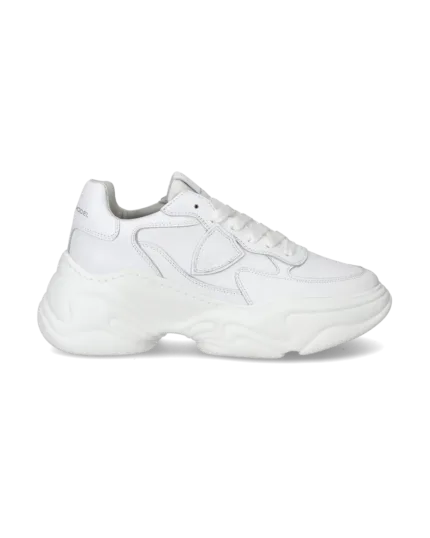 Sneakers Donna Philippe Model Rivoli In Pelle Bianca cod. RVLD V001