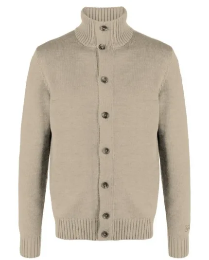 Cardigan Con Bottoni Mc2 Saint Barth Beige art. Savile Light Merino 11 Beige