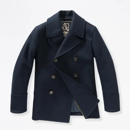 Cappotto Peacoat Sealup Amalfi Blu In Misto Cashmere Art. Amalfi 7627 col 91