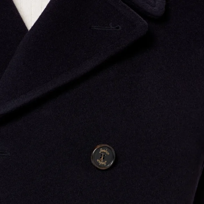 Cappotto Peacoat Sealup Amalfi Blu In Misto Cashmere Art. Amalfi 7627 col 91, foto 3 di 4