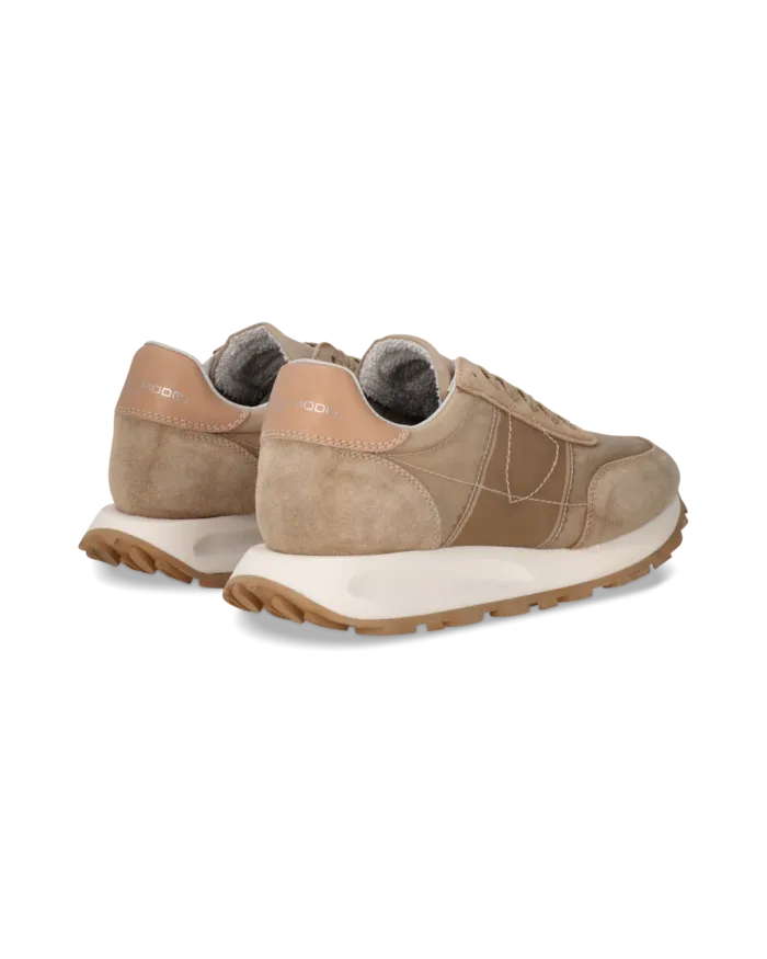 Sneakers Donna Philippe Model Tour In Camoscio Beige art. TILD W008, foto 3 di 6