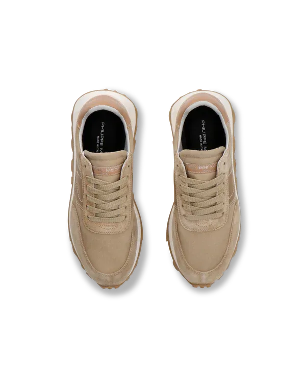 Sneakers Donna Philippe Model Tour In Camoscio Beige art. TILD W008, foto 4 di 6