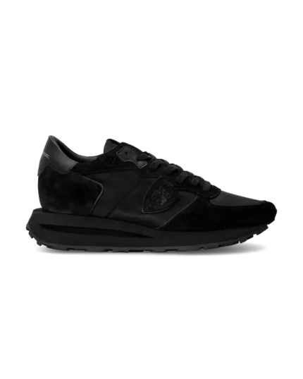 Sneakers Uomo Philippe Model Tropez Haute In Camoscio Nero cod. TKLU W013