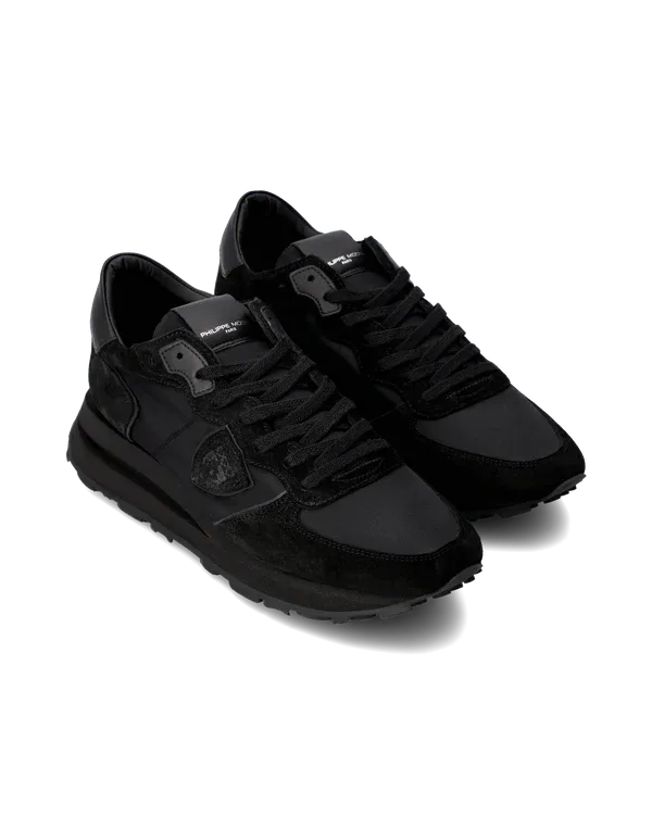 Sneakers Uomo Philippe Model Tropez Haute In Camoscio Nero cod. TKLU W013, foto 2 di 6