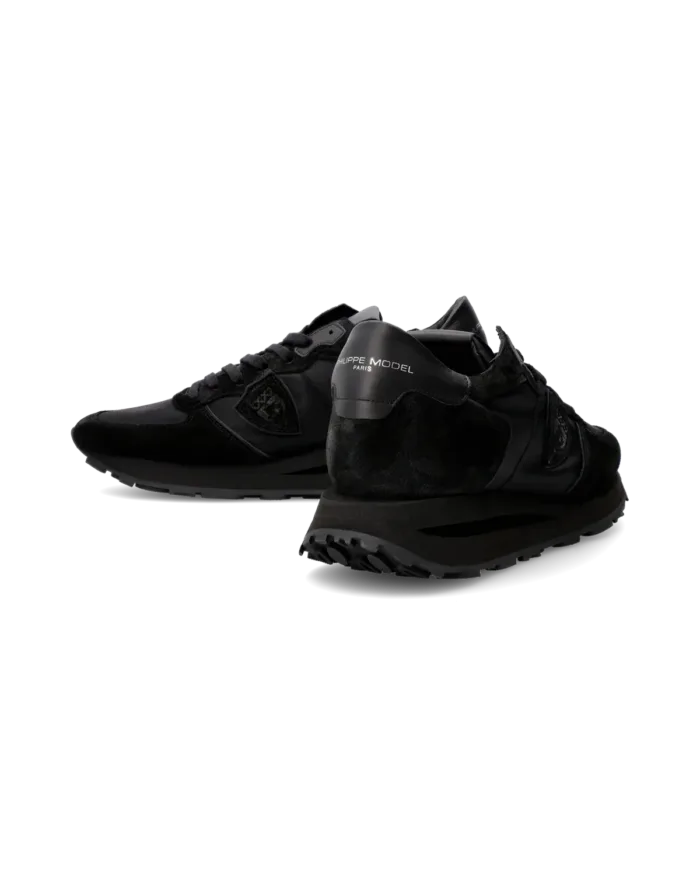 Sneakers Uomo Philippe Model Tropez Haute In Camoscio Nero cod. TKLU W013, foto 6 di 6