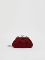 Borsa Weekend MaxMara pasticcino bag small in rete strass rubino art. EDITA