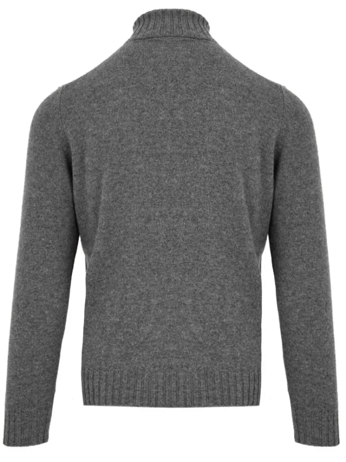 Dolcevita Filippo De Laurentiis in Misto Lana Cashmere Finezza 7 Grigio Art. DV3ML WC7R 940, foto 3 di 3