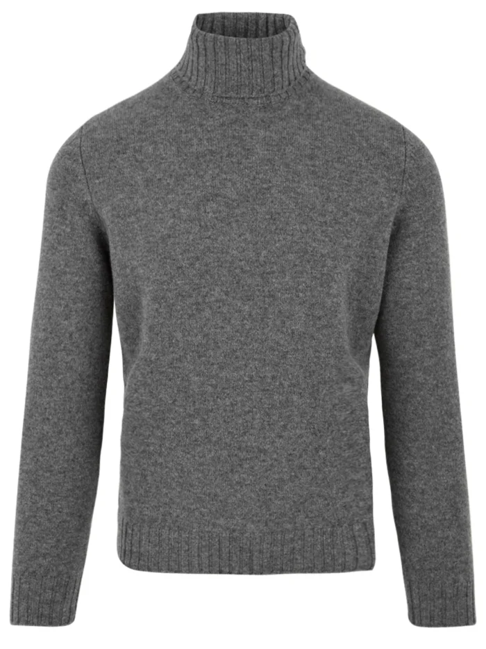Dolcevita Filippo De Laurentiis in Misto Lana Cashmere Finezza 7 Grigio Art. DV3ML WC7R 940, foto 1 di 3