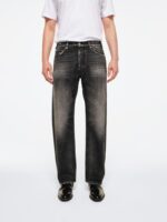 Jeans Grigio Scuro Uomo Cycle art. Full Wide Straight Leg Heavy Treated Real - immagine 2