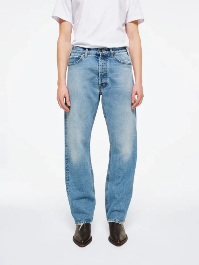 Jeans Chiaro Uomo Cycle art. Full Wide Straight Leg antique Vintage, foto 2 di 3