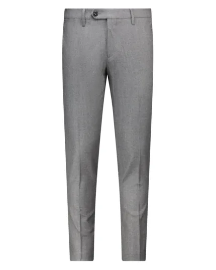 Pantaloni con Elastico in vita e Tasca a Filo Michael Coal Grigio in Misto Lana art. Brad Plus One More Size 3127