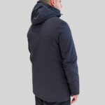Giubbino Imbottito Uomo con Cappuccio Richard Smith Blu Art Ottawa - immagine 2