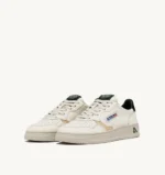 Sneaker Uomo Autry Medalist Low in Pelle Martellata Elephant Spoiler Nero/Verde art. AULM LE16 - immagine 2