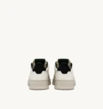 Sneaker Uomo Autry Medalist Low in Pelle Martellata Elephant Spoiler Nero/Verde art. AULM LE16 - immagine 3