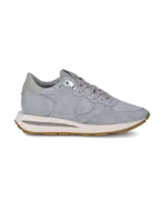 Sneakers Donna Philippe Model Tropez Haute In Camoscio Azzurro Cielo cod. TKLD DM12