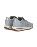 Sneakers Donna Philippe Model Tropez Haute In Camoscio Azzurro Cielo cod. TKLD DM12 - immagine 3