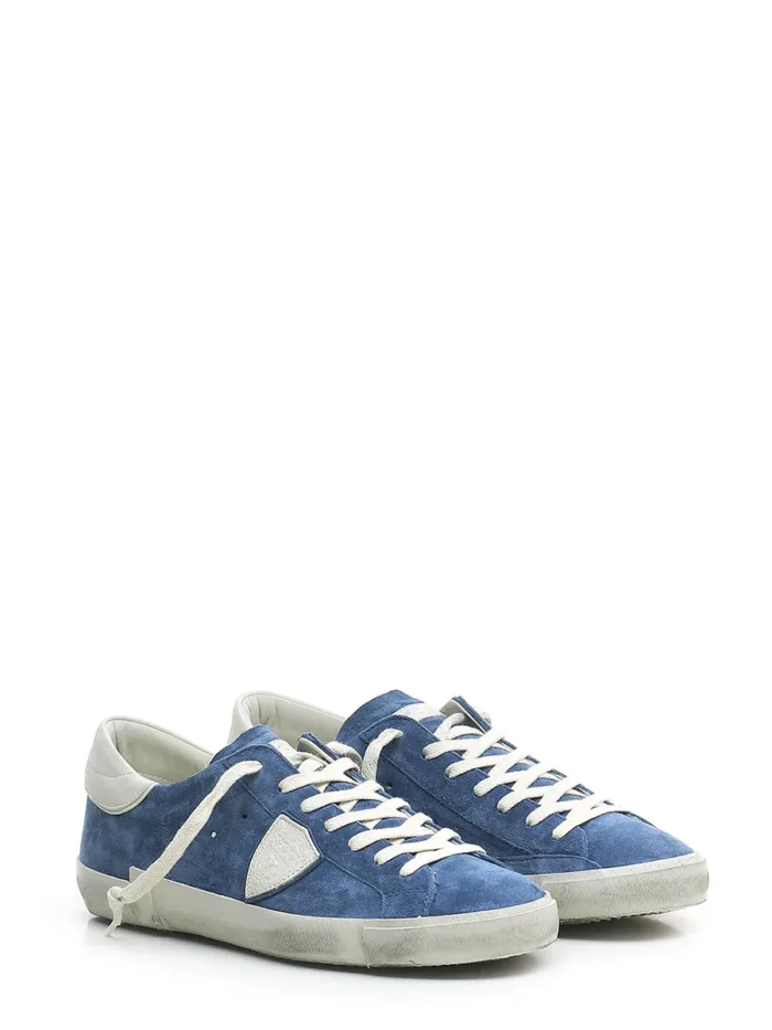 Sneakers Uomo Philippe Model Paris Prsx In Camoscio Denim art. PRLU XS12, foto 2 di 3