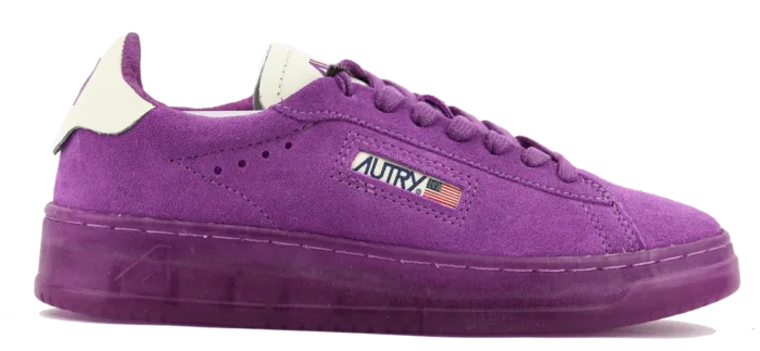 Sneakers Autry Donna Dallas in pelle Scamosciata Purple Hyac art. ADLW UE14, foto 1 di 3